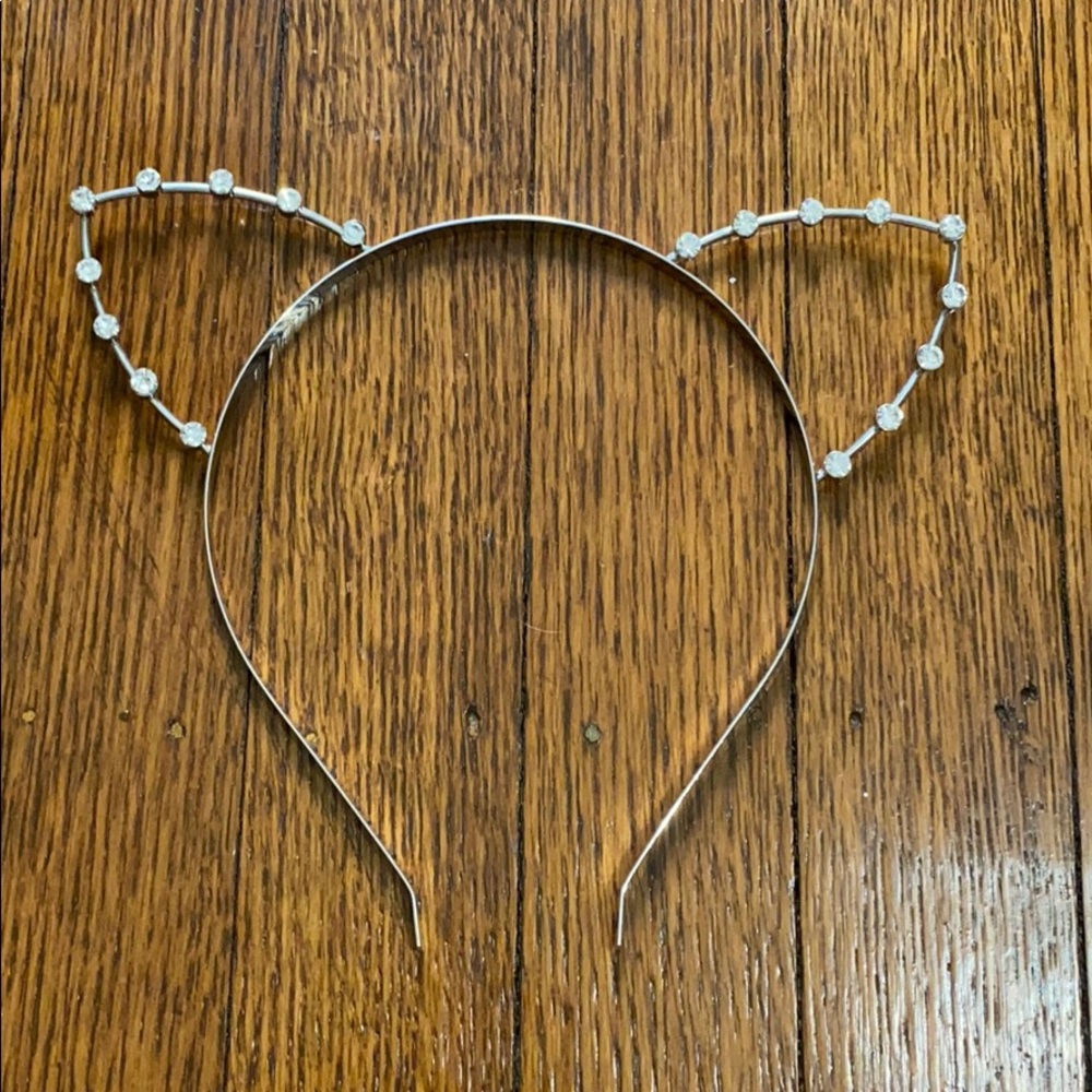 Metal cat ear headband